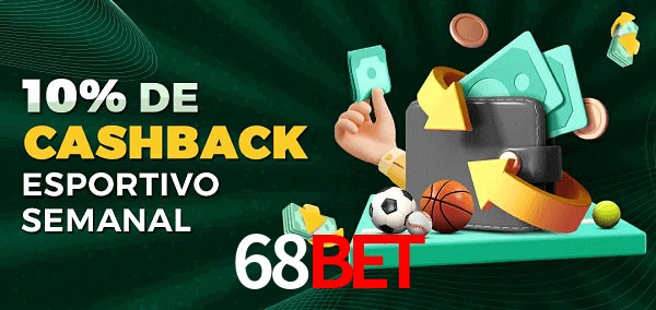10% de bônus de cashback na 68bet